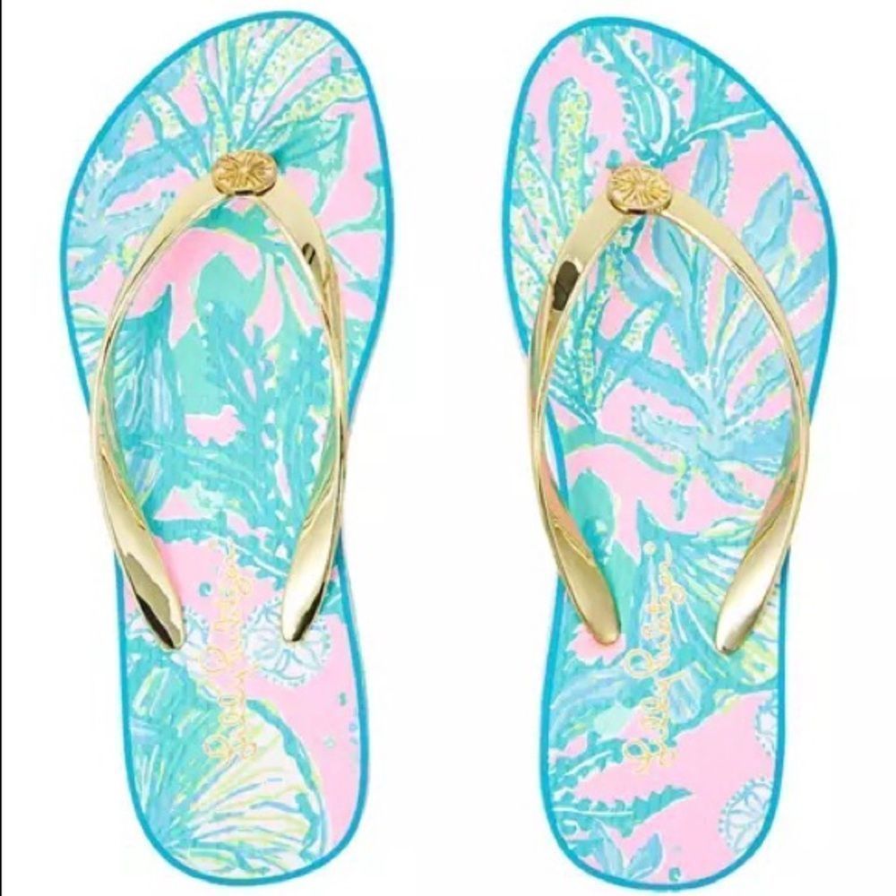 Lilly Pulitzer flip flop
